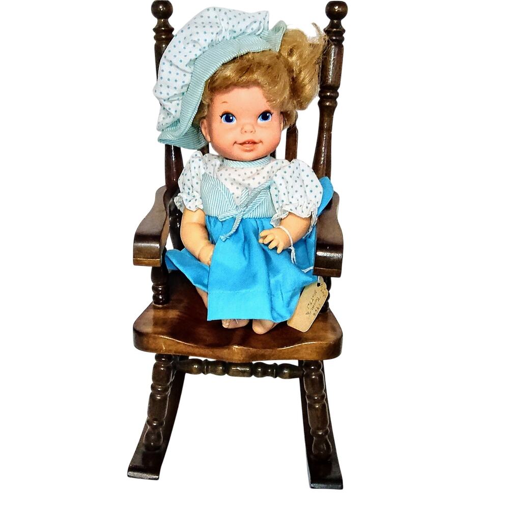 Rare 1968 Mattel's Sweet  11" "Bouncy" Baby Go Bye Bye Play Baby Doll